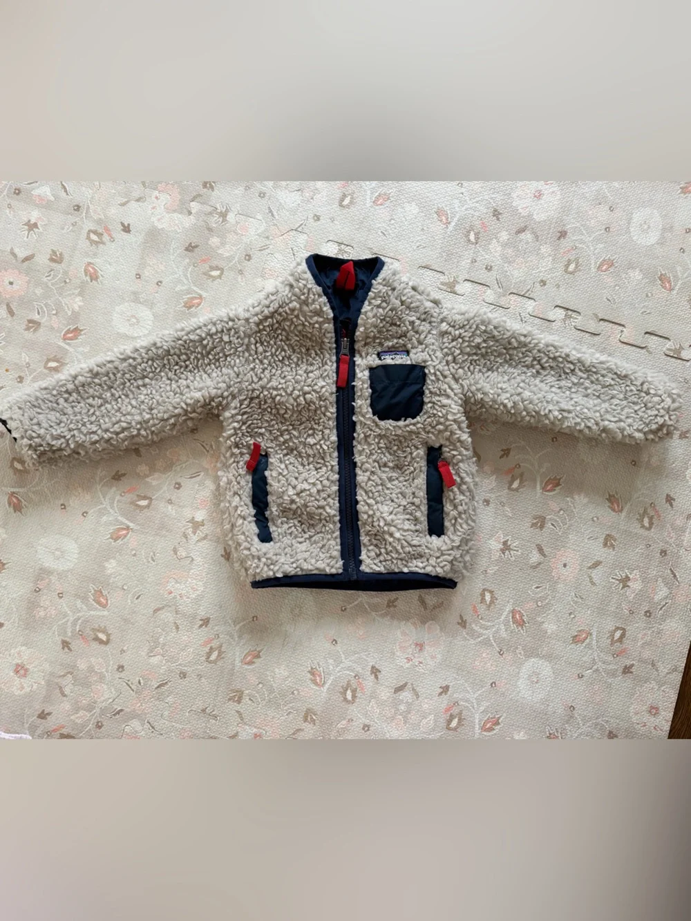Patagonia Retro-X Sherpa Jacket with Navy Trim